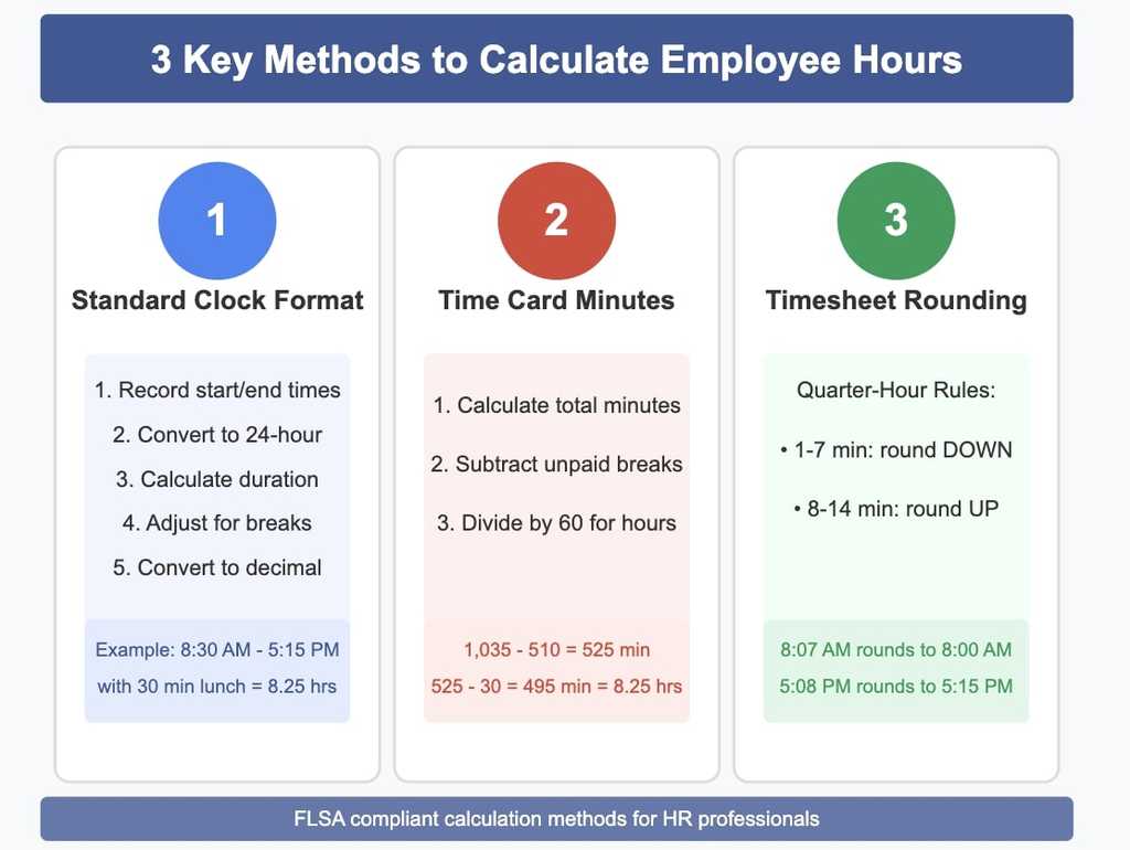 Key Methods to Calculate Work Hours Key Methods to Calculate Work Hours