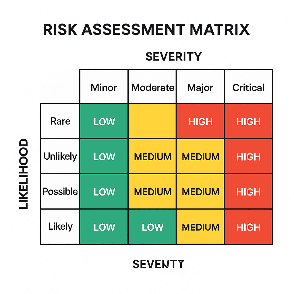Risk Assessment Matrix Example