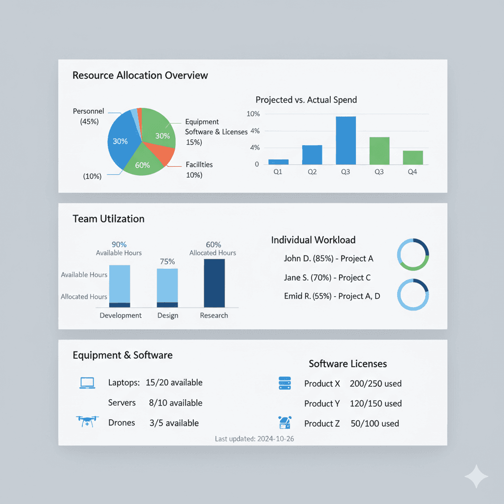 resource allocation dashboard example