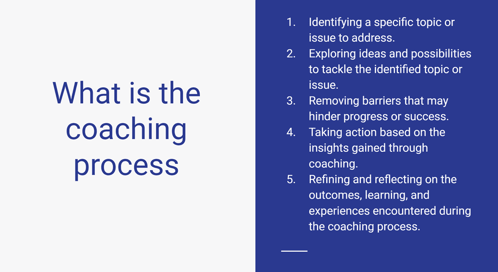 what is a coaching process
