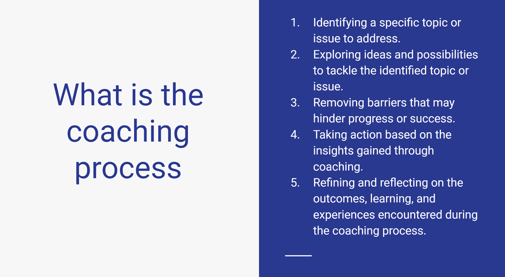 what is a coaching process