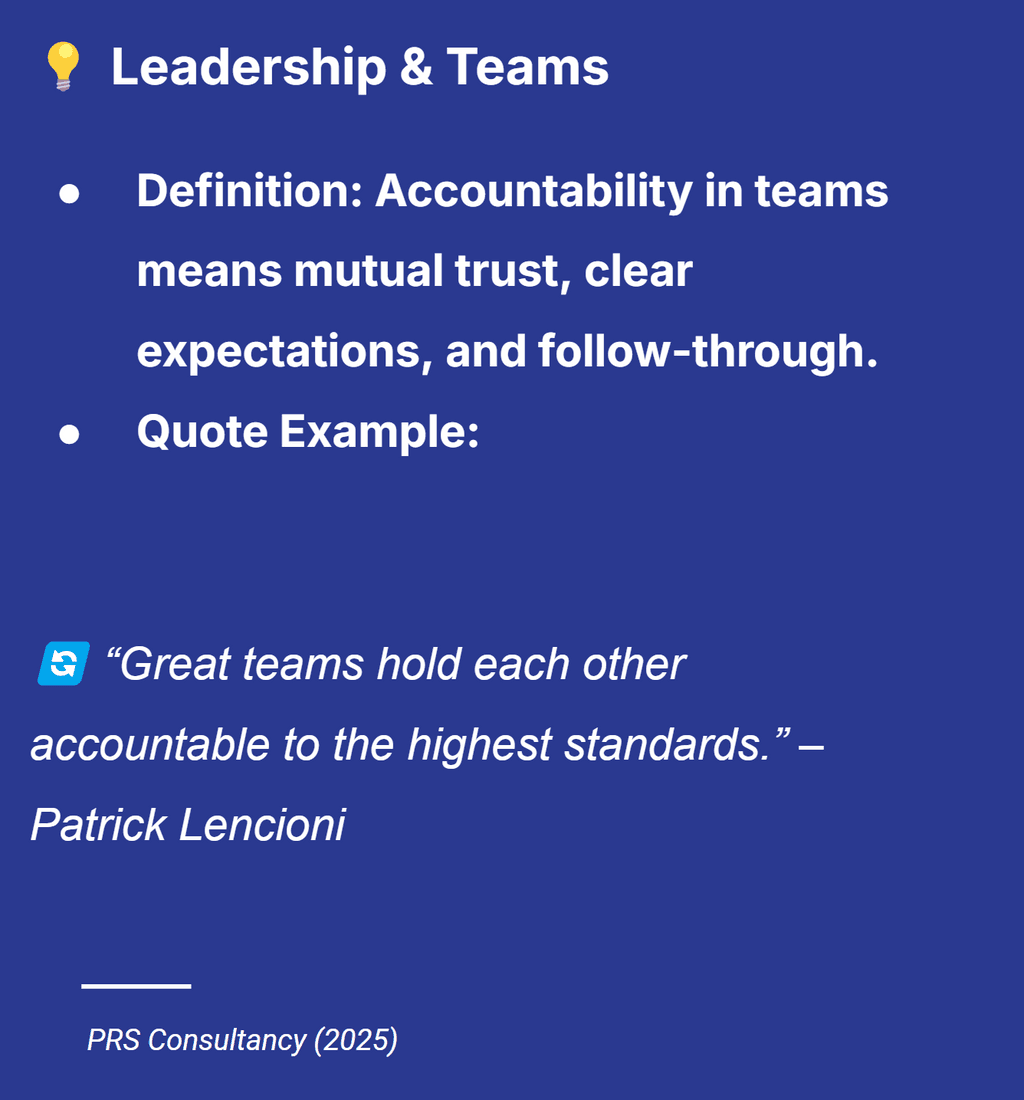 Accountability Quotes: Leadership