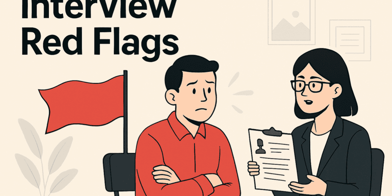 Interview Red Flags: What to Watch For (and What They Mean) - Featured image