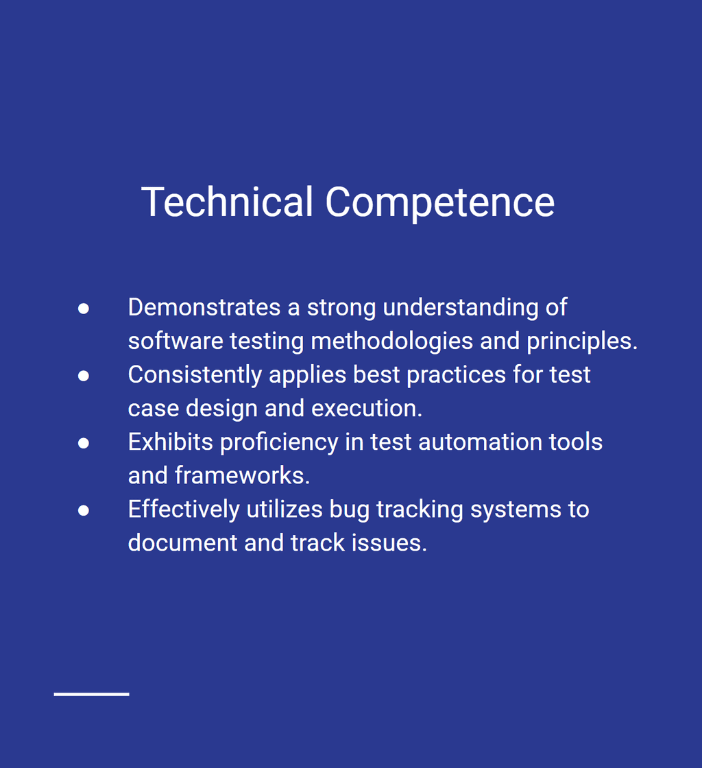 technical competence performance reviews