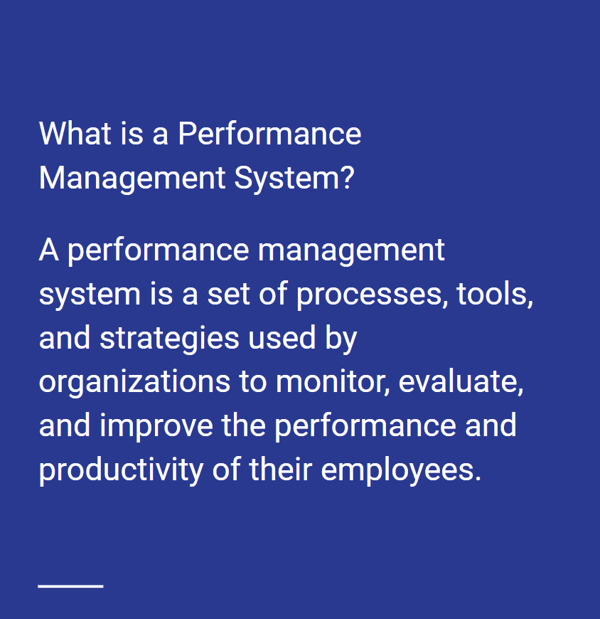 what is a performance management system