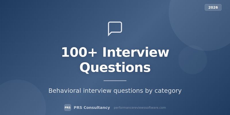 Behavioral Interview Questions: 100+ Examples by Category (2026)