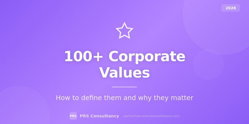Corporate Values: 100+ Examples & How to Define Them in 2026 - Featured image